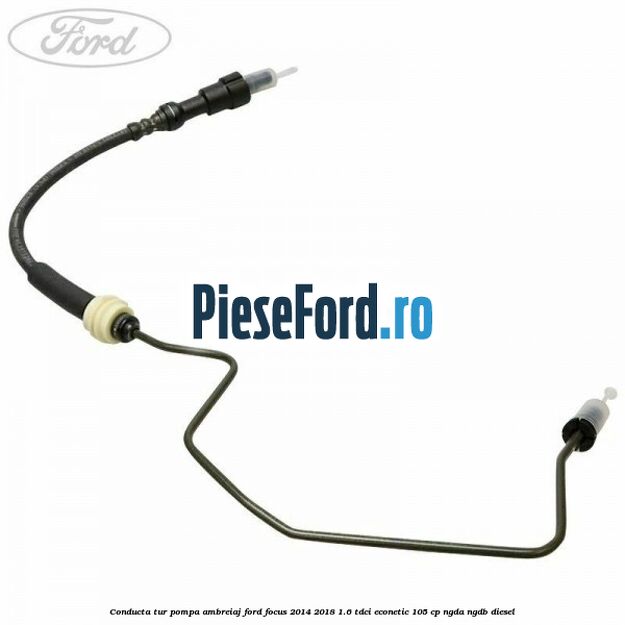 Conducta tur pompa ambreiaj Ford Focus 2014-2018 1.6 TDCi ECOnetic 105 cp NGDA, NGDB diesel