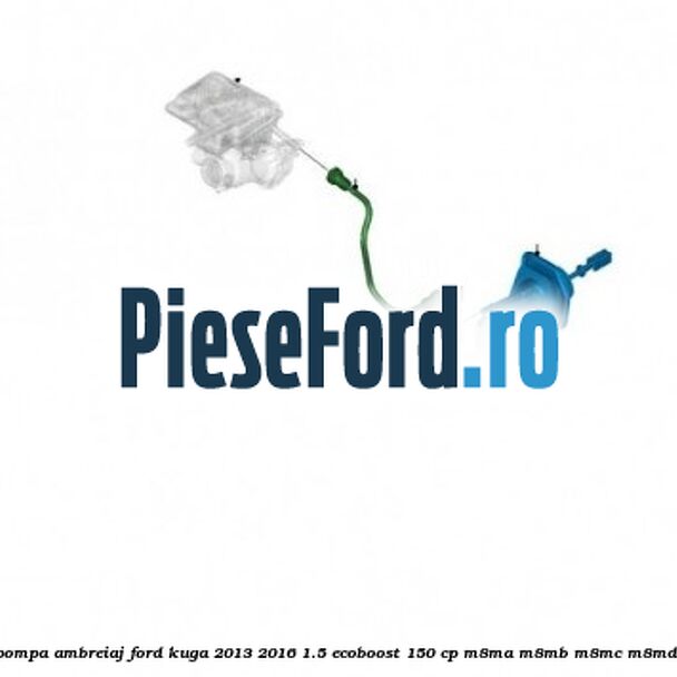 Conducta tur pompa ambreiaj Ford Kuga 2013-2016 1.5 EcoBoost 150 cp M8MA, M8MB, M8MC, M8MD, M8ME benzina