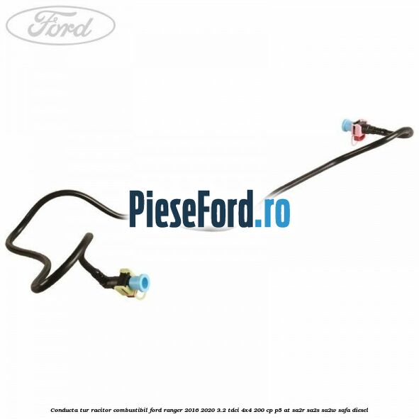 Conducta tur racitor combustibil Ford Ranger 2016-2020 3.2 TDCi 4x4 200 cp P5-AT, SA2R, SA2S, SA2W, SAFA diesel