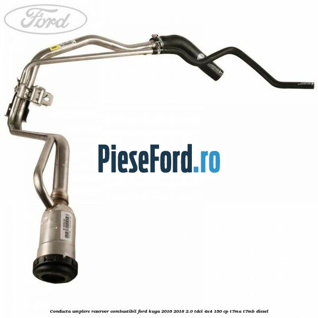 Conducta umplere rezervor combustibil Ford Kuga 2016-2018 2.0 TDCi 4x4 150 cp Conducta umplere rezervor combustibil Ford Kuga 2016-2018 2.0 TDCi 4x4 150 cp T7MA, T7MB diesel