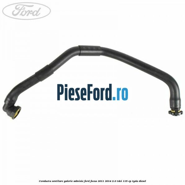 Conducta ventilare galerie admisie Ford Focus 2011-2014 2.0 TDCi 115 cp TYDA diesel
