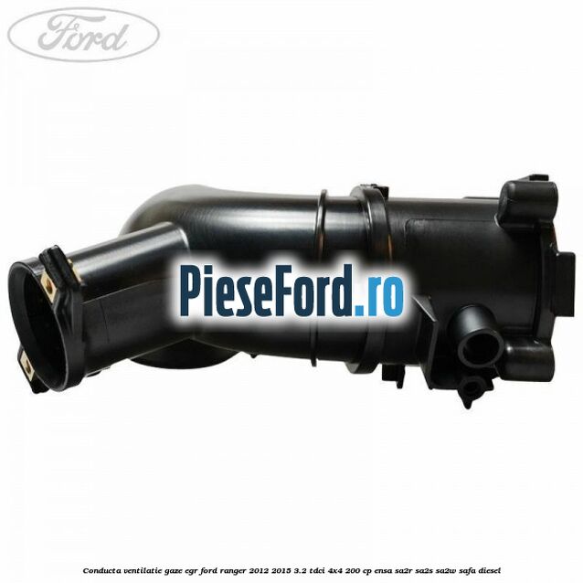 Conducta ventilatie gaze EGR Ford Ranger 2012-2015 3.2 TDCi 4x4 200 cp ENSA, SA2R, SA2S, SA2W, SAFA diesel