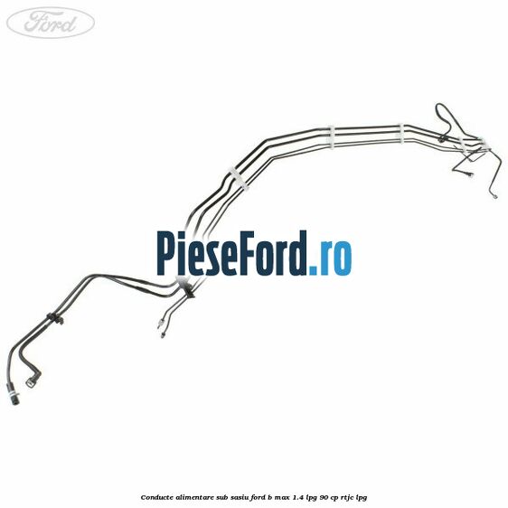 Conducte alimentare sub sasiu Ford B-Max 1.4 LPG 90 cp RTJC LPG