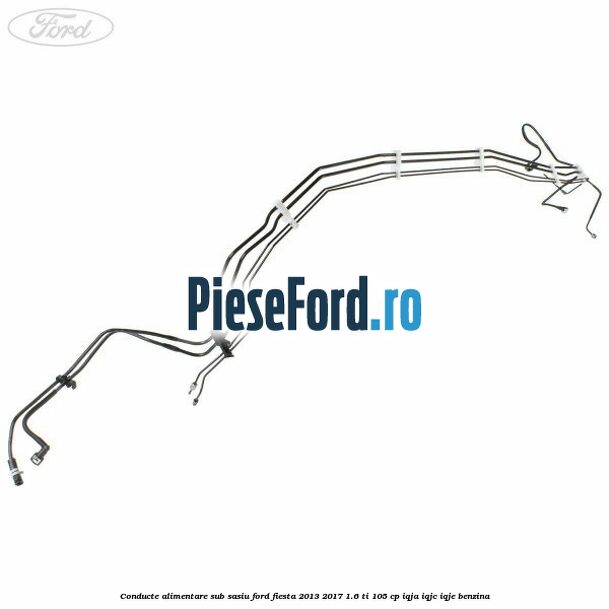 Conducte alimentare sub sasiu Ford Fiesta 2013-2017 1.6 Ti 105 cp IQJA, IQJC, IQJE benzina