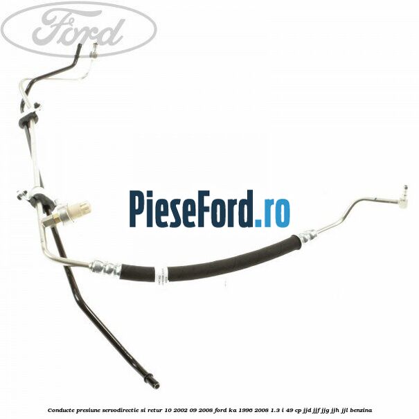 Conducte presiune servodirectie si retur 10/2002-09/2008 Ford Ka 1996-2008 1.3 i 49 cp JJD, JJF, JJG, JJH, JJL benzina