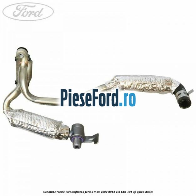 Conducte racire turbosuflanta Ford S-Max 2007-2014 2.2 TDCi 175 cp Q4WA diesel