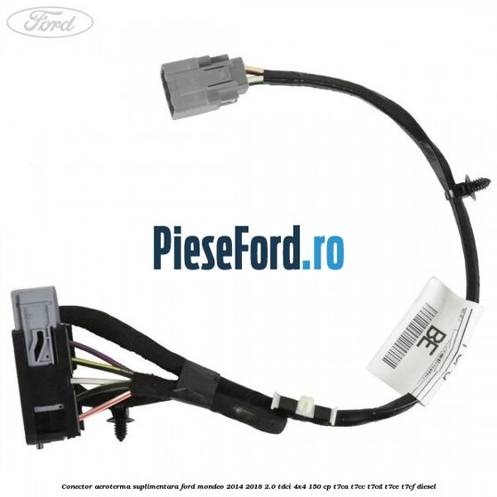 Conector aeroterma suplimentara Ford Mondeo 2014-2018 2.0 TDCi 4x4 150 cp T7CA, T7CC, T7CD, T7CE, T7CF diesel