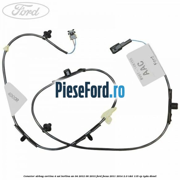 Conector airbag cortina 4 usi berlina an 04/2012-08/2013 Ford Focus 2011-2014 2.0 TDCi 115 cp Conector airbag cortina 4 usi berlina an 04/2012-08/2013 Ford Focus 2011-2014 2.0 TDCi 115 cp TYDA diesel