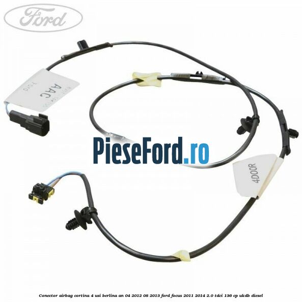 Conector airbag cortina 4 usi berlina an 04/2012-08/2013 Ford Focus 2011-2014 2.0 TDCi 136 cp UKDB diesel