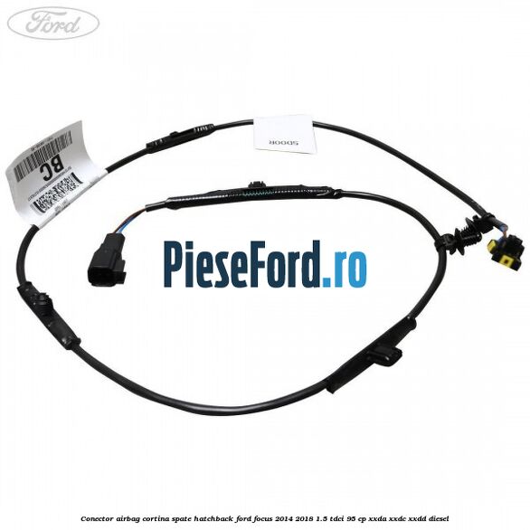 Conector airbag cortina spate hatchback Ford Focus 2014-2018 1.5 TDCi 95 cp XXDA, XXDC, XXDD diesel