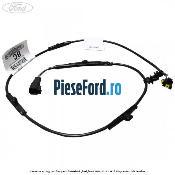 Conector airbag cortina spate hatchback Ford Focus 2014-2018 1.6 Ti 85 cp XTDA, XTDB benzina