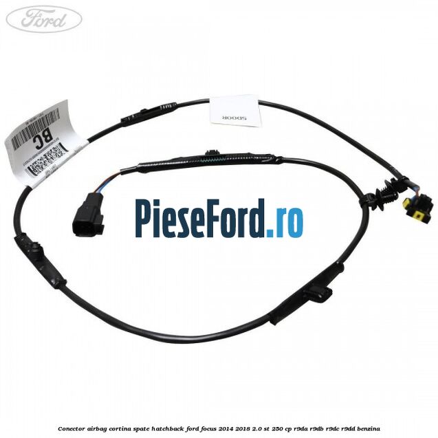 Conector airbag cortina spate hatchback Ford Focus 2014-2018 2.0 ST 250 cp R9DA, R9DB, R9DC, R9DD benzina