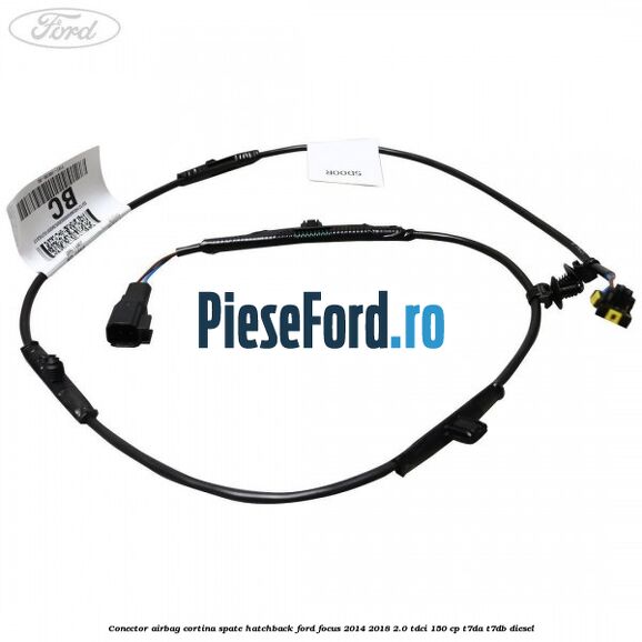 Conector airbag cortina spate hatchback Ford Focus 2014-2018 2.0 TDCi 150 cp Conector airbag cortina spate hatchback Ford Focus 2014-2018 2.0 TDCi 150 cp T7DA, T7DB diesel