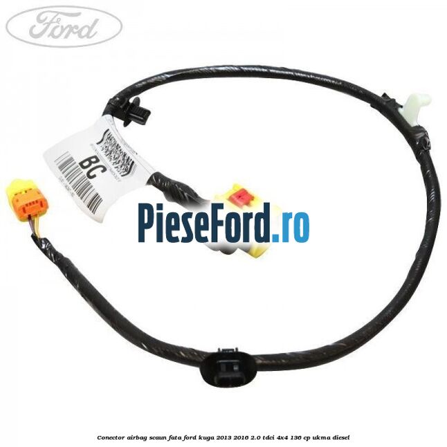 Conector airbag scaun fata Ford Kuga 2013-2016 2.0 TDCi 4x4 136 cp UKMA diesel