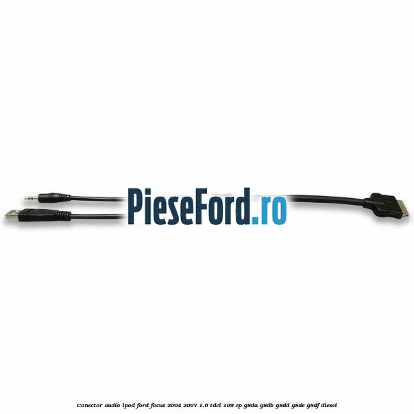 Conector audio iPod Ford Focus 2004-2007 1.6 TDCi 109 cp G8DA, G8DB, G8DD, G8DE, G8DF diesel