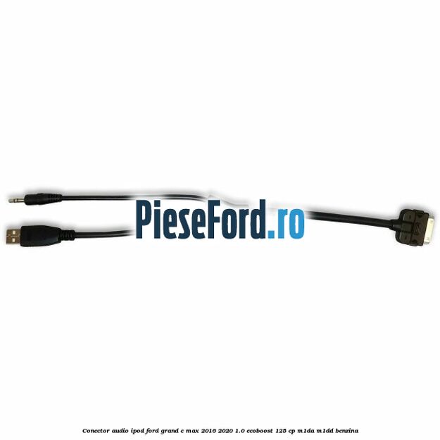 Conector audio iPod Ford Grand C-Max 2016-2020 1.0 EcoBoost 125 cp M1DA, M1DD benzina