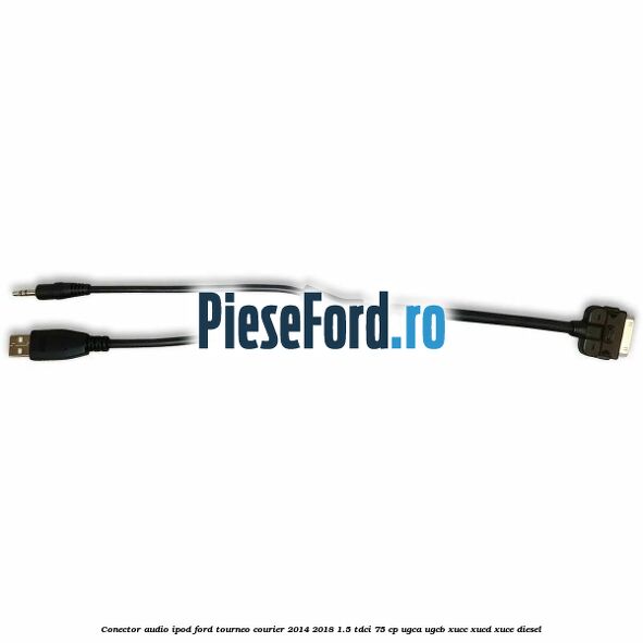 Conector audio iPod Ford Tourneo Courier 2014-2018 1.5 TDCi 75 cp UGCA, UGCB, XUCC, XUCD, XUCE diesel