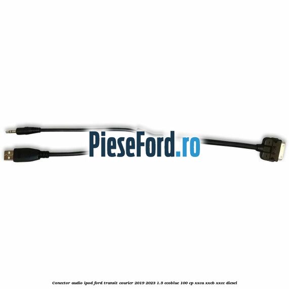 Conector audio iPod Ford Transit Courier 2019-2023 1.5 EcoBlue 100 cp XXCA, XXCB, XXCC diesel