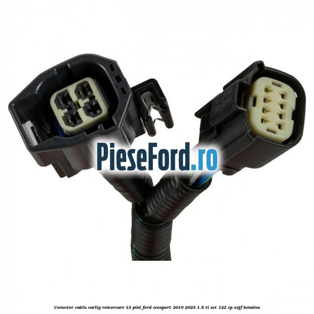 Conector cablu carlig remorcare 13 pini Ford EcoSport 2019-2023 1.5 Ti-VCT 122 cp XZJF benzina