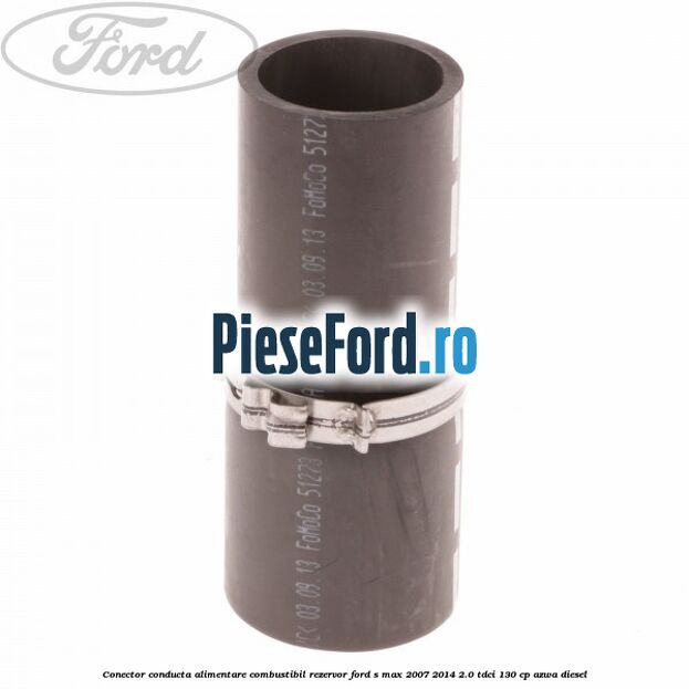 Conector conducta alimentare combustibil rezervor Ford S-Max 2007-2014 2.0 TDCi 130 cp AZWA diesel