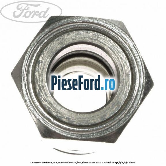 Conector conducta pompa servodirectie Ford Fiesta 2008-2012 1.4 TDCi 68 cp F6JB, F6JD diesel