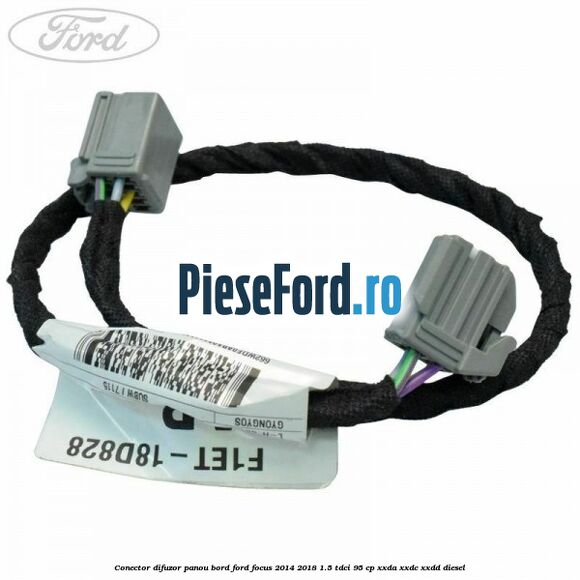 Conector difuzor panou bord Ford Focus 2014-2018 1.5 TDCi 95 cp XXDA, XXDC, XXDD diesel