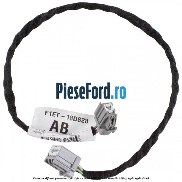 Conector difuzor panou bord Ford Focus 2014-2018 1.6 TDCi ECOnetic 105 cp NGDA, NGDB diesel