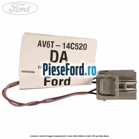 Conector electric hayon manual Ford C-Max 2016-2020 2.0 TDCi 170 cp T8DE diesel