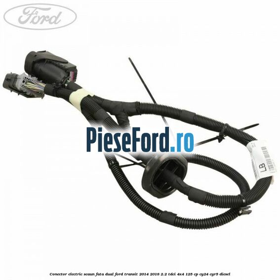 Conector electric scaun fata dual Ford Transit 2014-2018 2.2 TDCi 4x4 125 cp CY24, CYR5 diesel
