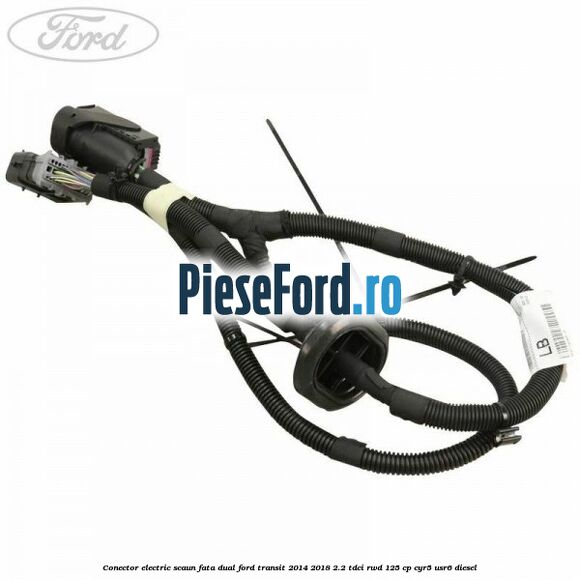 Conector electric scaun fata dual Ford Transit 2014-2018 2.2 TDCi RWD 125 cp