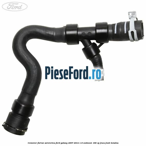 Conector furtun aeroterma Ford Galaxy 2007-2014 1.6 EcoBoost 160 cp JTWA, JTWB benzina