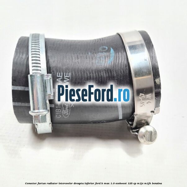 Conector furtun radiator intercooler dreapta inferior Ford B-Max 1.0 EcoBoost 125 cp M1JE, M1JH benzina