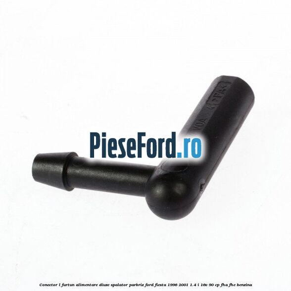 Conector L furtun alimentare diuze spalator parbriz Ford Fiesta 1996-2001 1.4 i 16V 90 cp FHA, FHE benzina