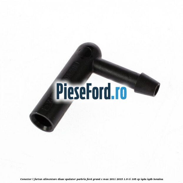 Conector L furtun alimentare diuze spalator parbriz Ford Grand C-Max 2011-2015 1.6 Ti 105 cp IQDA, IQDB benzina