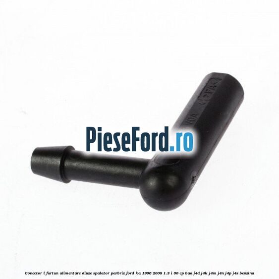 Conector L furtun alimentare diuze spalator parbriz Ford Ka 1996-2008 1.3 i 60 cp BAA, J4D, J4K, J4M, J4N, J4P, J4S benzina