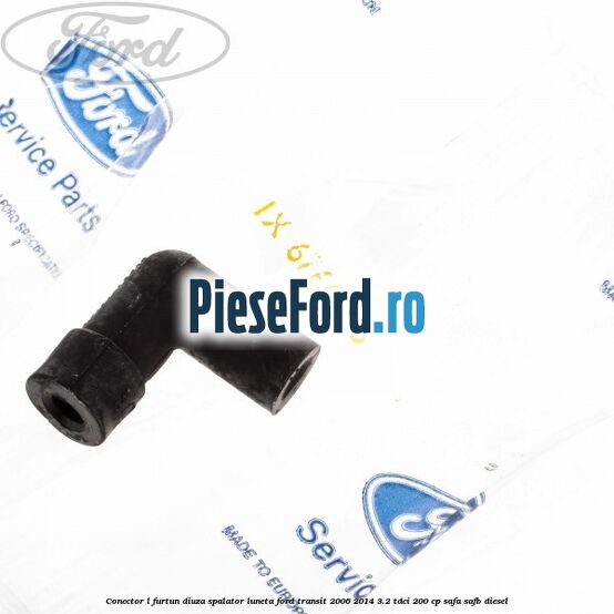 Conector L furtun diuza spalator luneta Ford Transit 2006-2014 3.2 TDCi 200 cp Conector L furtun diuza spalator luneta Ford Transit 2006-2014 3.2 TDCi 200 cp SAFA, SAFB diesel