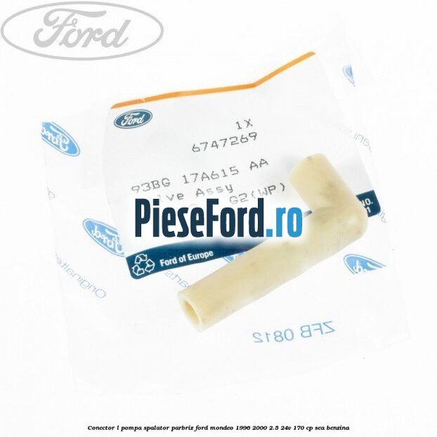 Conector L pompa spalator parbriz Ford Mondeo 1996-2000 2.5 24V 170 cp SEA benzina