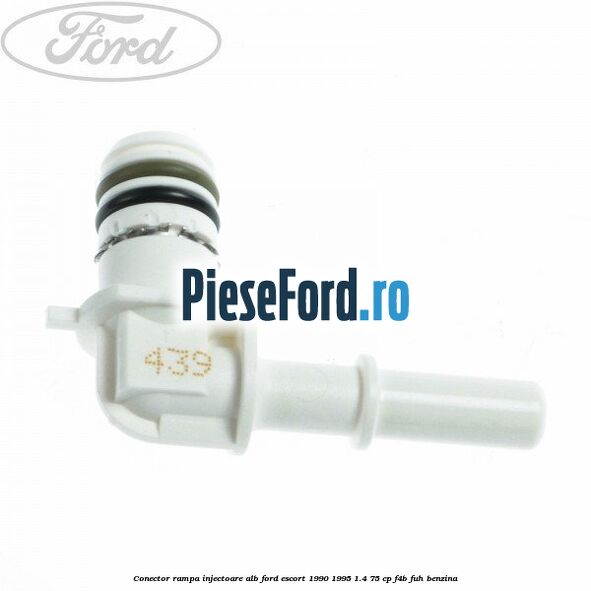 Conector rampa injectoare alb Ford Escort 1990-1995 1.4 75 cp