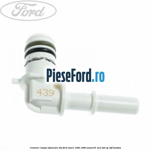 Conector rampa injectoare alb Ford Escort 1990-1995 Cosworth 4x4 220 cp N5F benzina