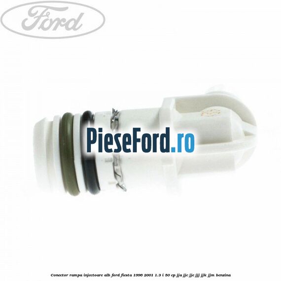 Conector rampa injectoare alb Ford Fiesta 1996-2001 1.3 i 50 cp JJA, JJC, JJE, JJJ, JJK, JJM benzina