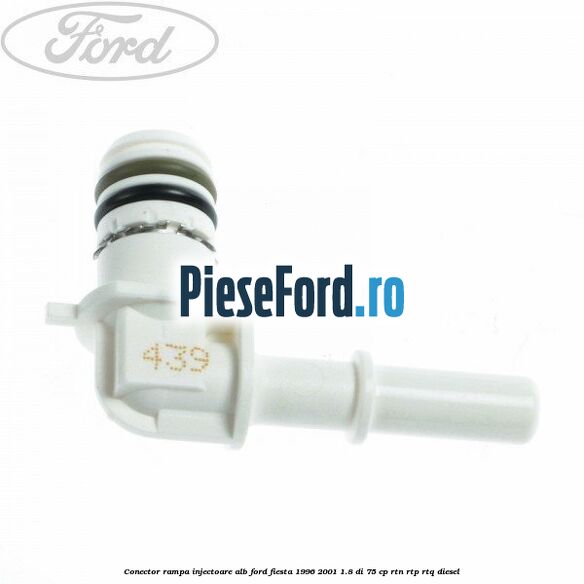 Conector rampa injectoare alb Ford Fiesta 1996-2001 1.8 DI 75 cp