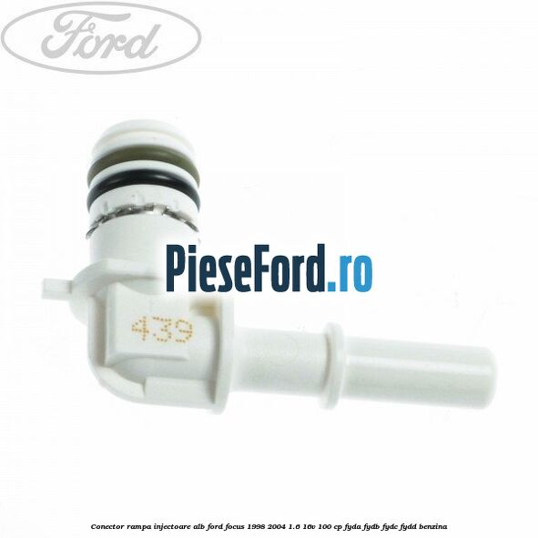 Conector rampa injectoare alb Ford Focus 1998-2004 1.6 16V 100 cp