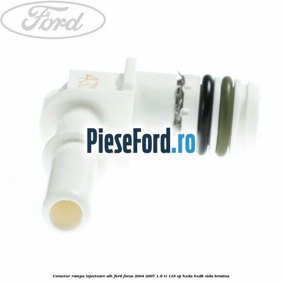 Conector rampa injectoare alb Ford Focus 2004-2007 1.6 Ti 115 cp HXDA, HXDB, SIDA benzina