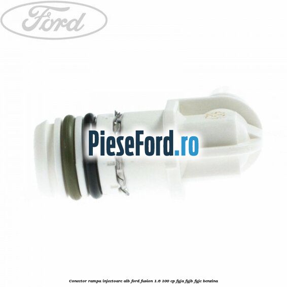 Conector rampa injectoare alb Ford Fusion 1.6 100 cp FYJA, FYJB, FYJC benzina