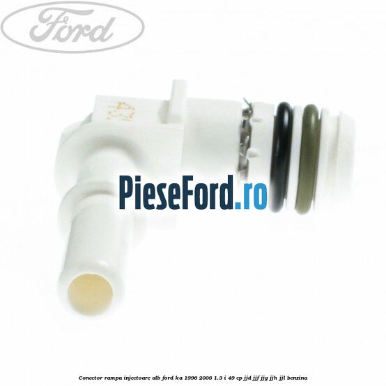 Conector rampa injectoare alb Ford Ka 1996-2008 1.3 i 49 cp JJD, JJF, JJG, JJH, JJL benzina