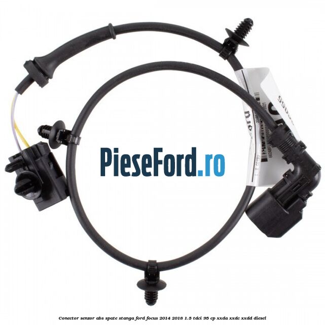Conector senzor ABS spate stanga Ford Focus 2014-2018 1.5 TDCi 95 cp XXDA, XXDC, XXDD diesel