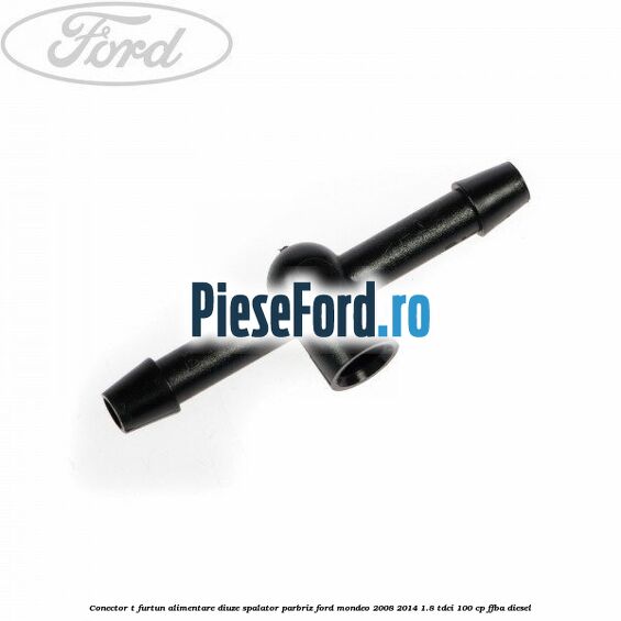 Conector T furtun alimentare diuze spalator parbriz Ford Mondeo 2008-2014 1.8 TDCi 100 cp FFBA diesel