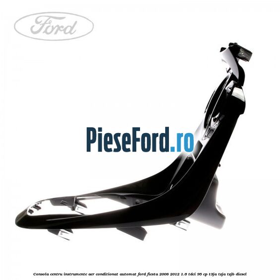 Consola centru instrumente aer conditionat automat Ford Fiesta 2008-2012 1.6 TDCi 95 cp T3JA, TZJA, TZJB diesel