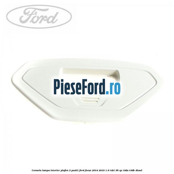 Consola lampa interior plafon 2 poziti Ford Focus 2014-2018 1.6 TDCi 95 cp T3DA, T3DB diesel