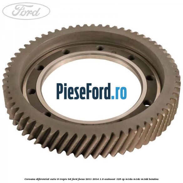Coroana diferential cutie 6 trepte B6 Ford Focus 2011-2014 1.0 EcoBoost 125 cp M1DA, M1DC, M1DD benzina